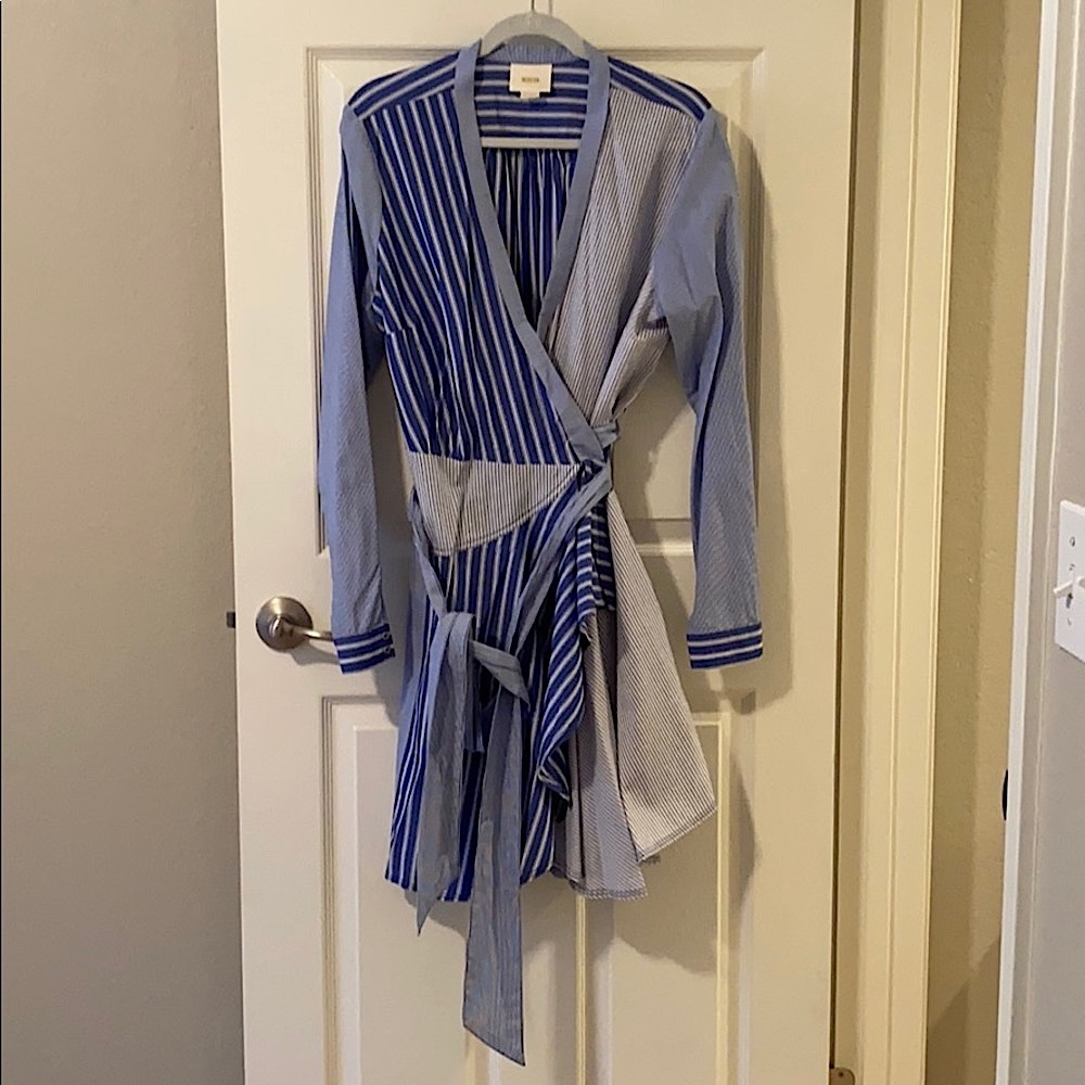 Maeve Newport Striped Shirtdress